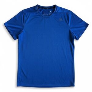 New Adidas Climalite Royal Blue Performance Training Tee Shirt Running Gym M